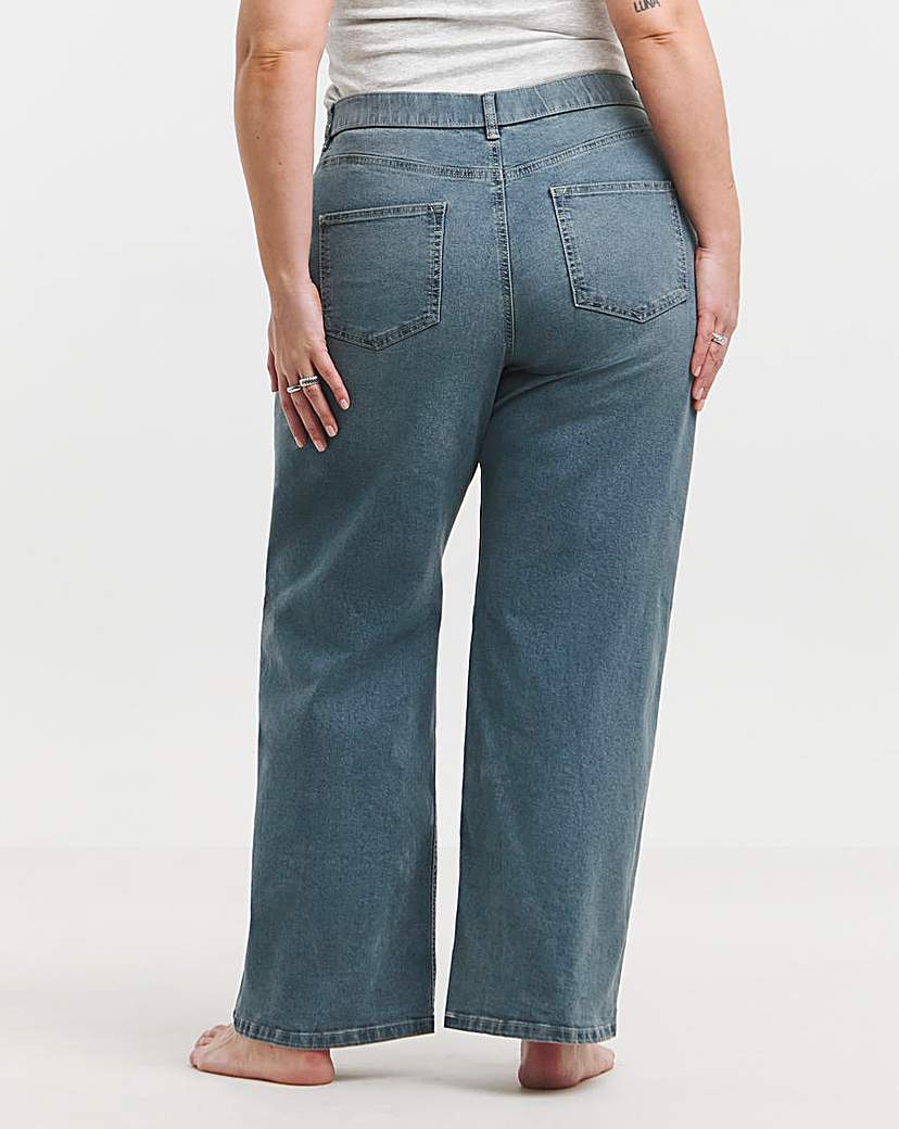 Green Cast 24/7 Wide Leg Jeans