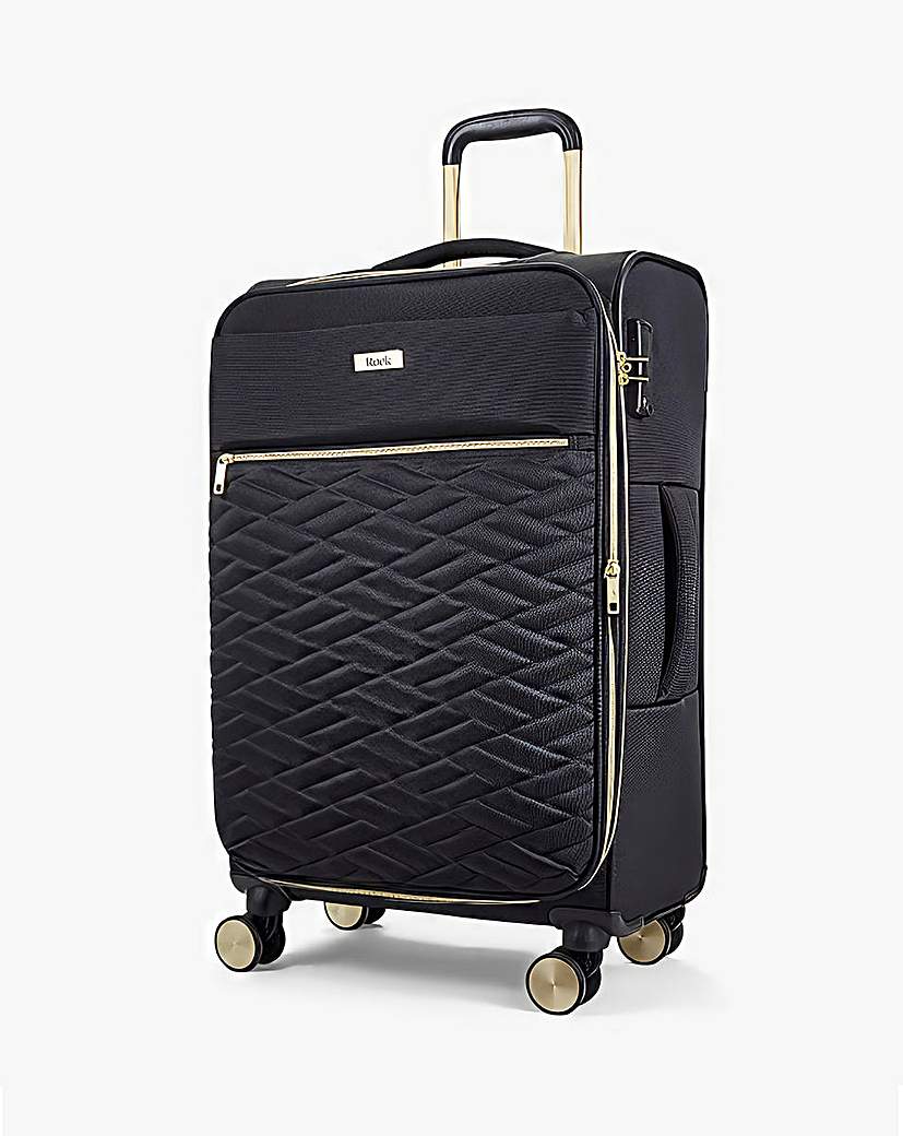 Rock Sloane Medium Suitcase Black