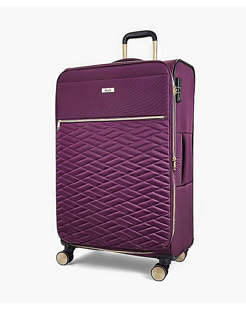 Rock Sloane Large Suitcase Purple
