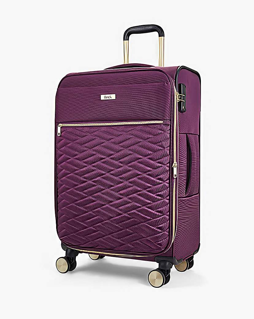 Rock Sloane Medium Suitcase Purple