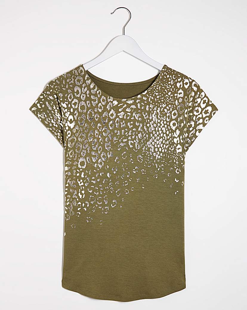 Khaki Foil T-Shirt