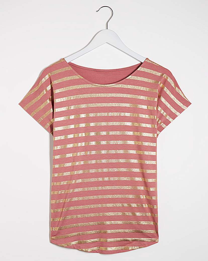 Foil Stripe T-Shirt
