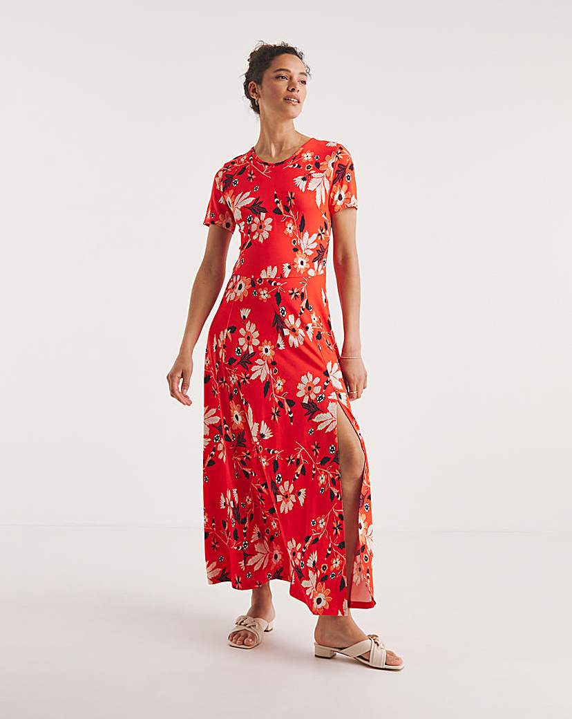 Joe Browns Elegant Red Maxi Dress