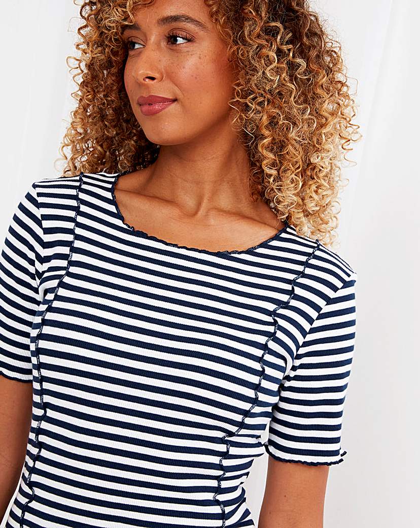 Joe Browns Stripe Rib Tee