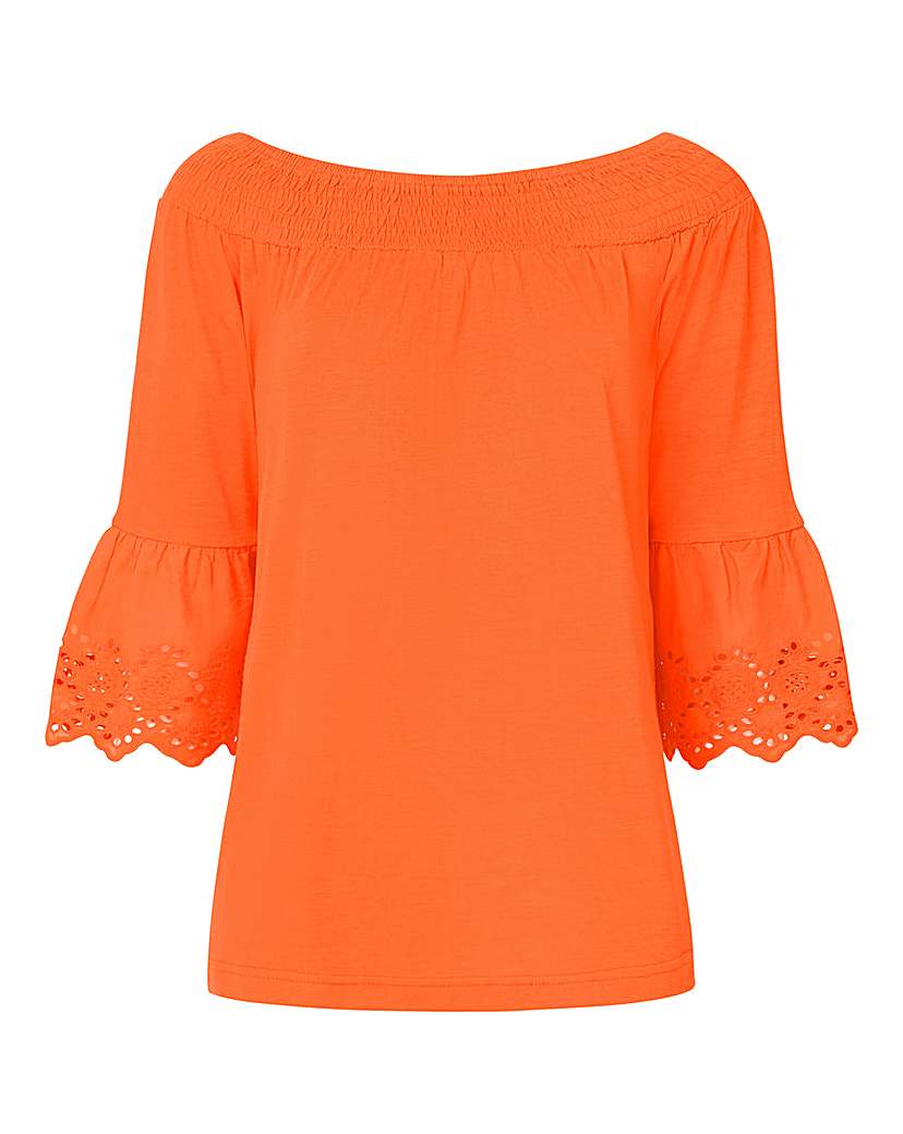 Joe Browns Bardot Broderie Top
