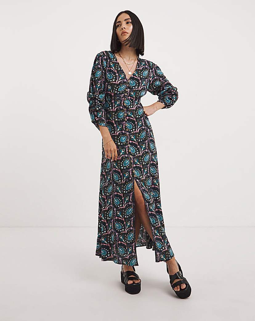 Joe Browns Paisley Button Maxi Dress
