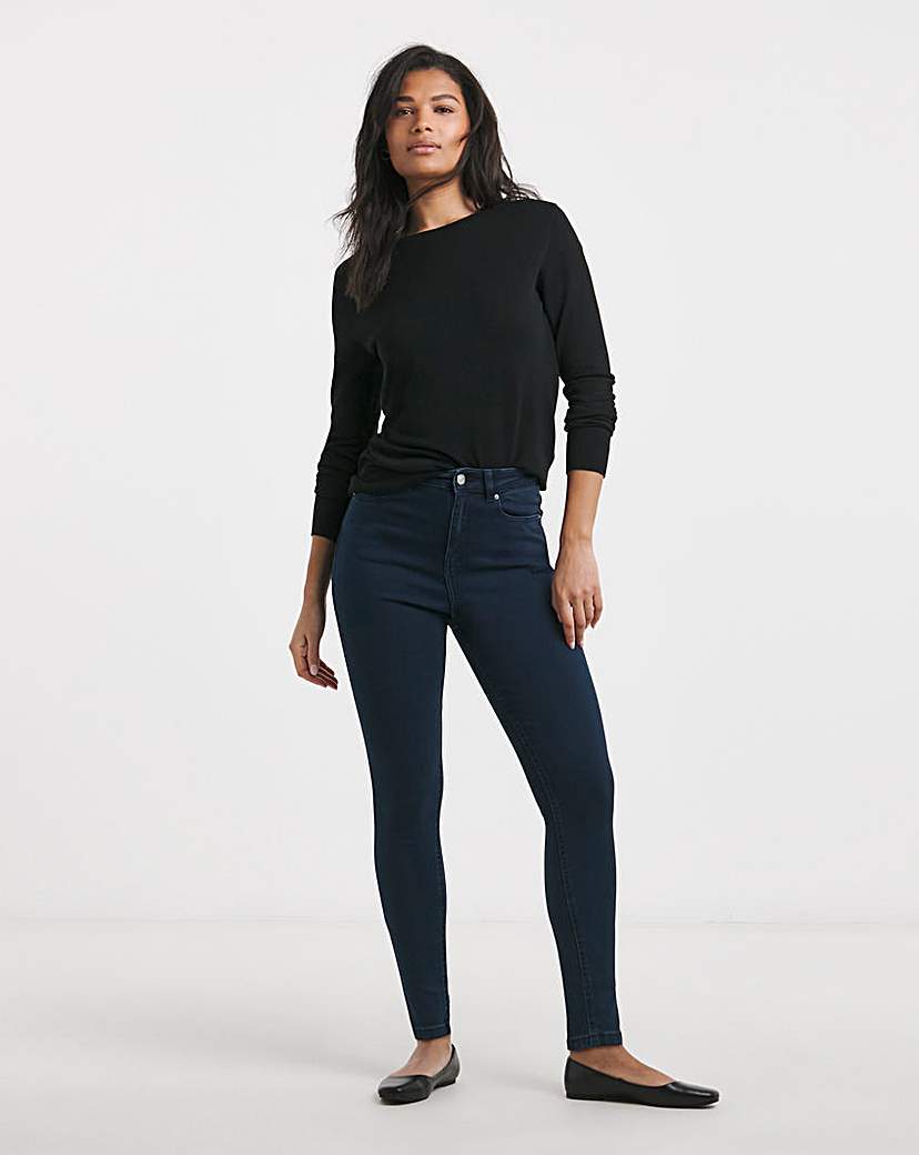 Indigo Skinny Highwaist Super Stretch