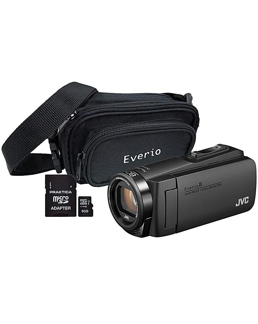 JVC GZ-R495 Quad Proof Camcorder Kit