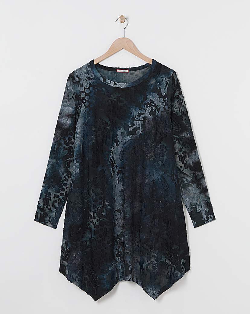 Joe Browns Blue Devore Tunic