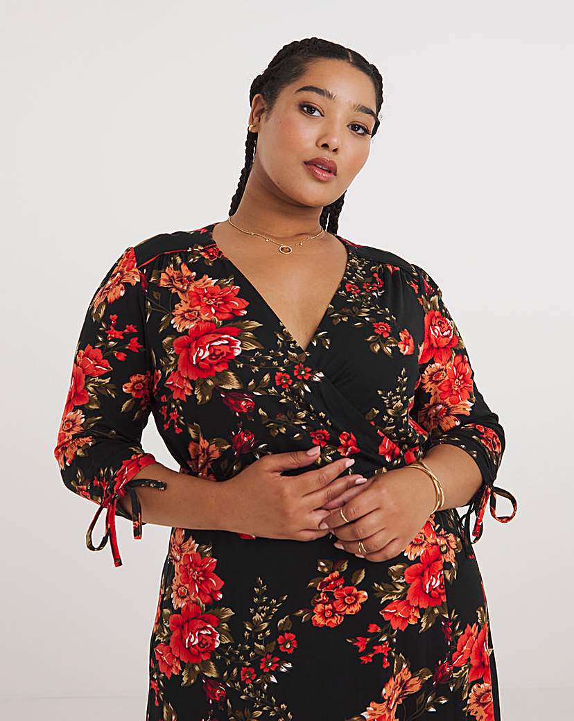 Joe Browns Winter Florals Wrap Dress