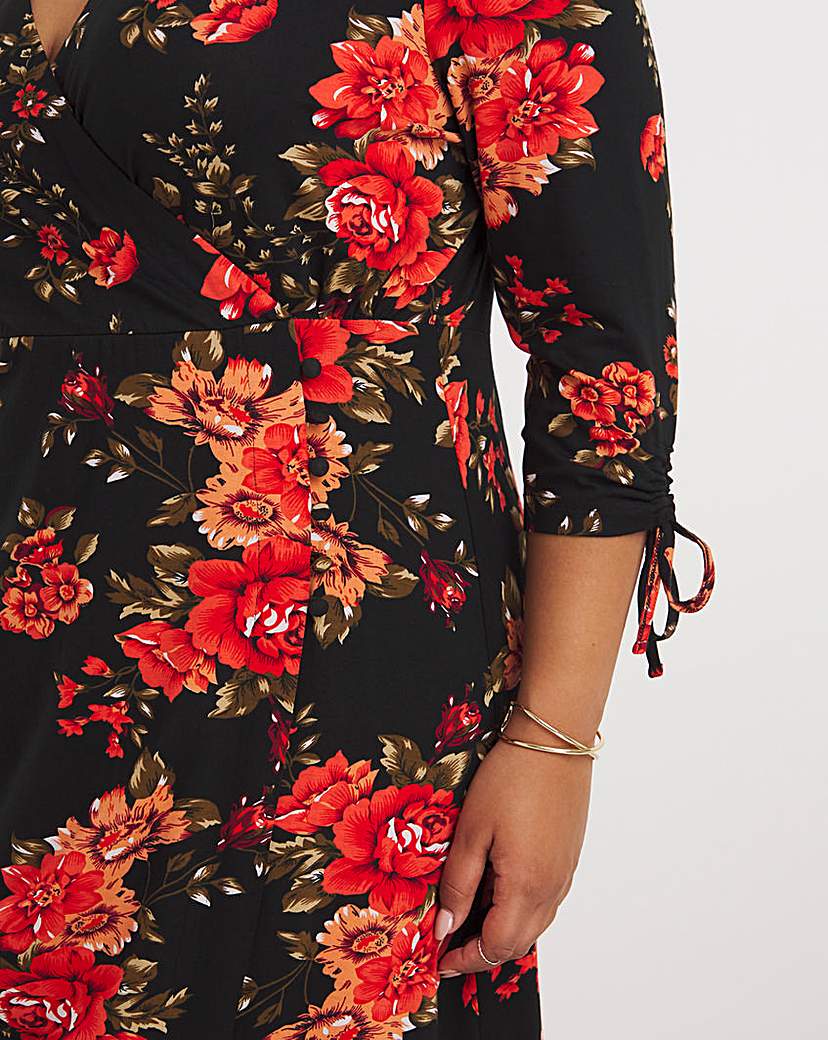 Joe Browns Winter Florals Wrap Dress