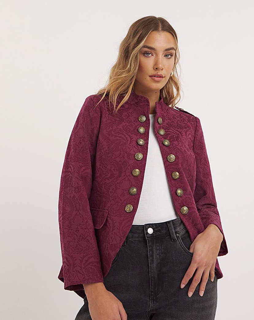 Joe Browns Plum Military Jacket