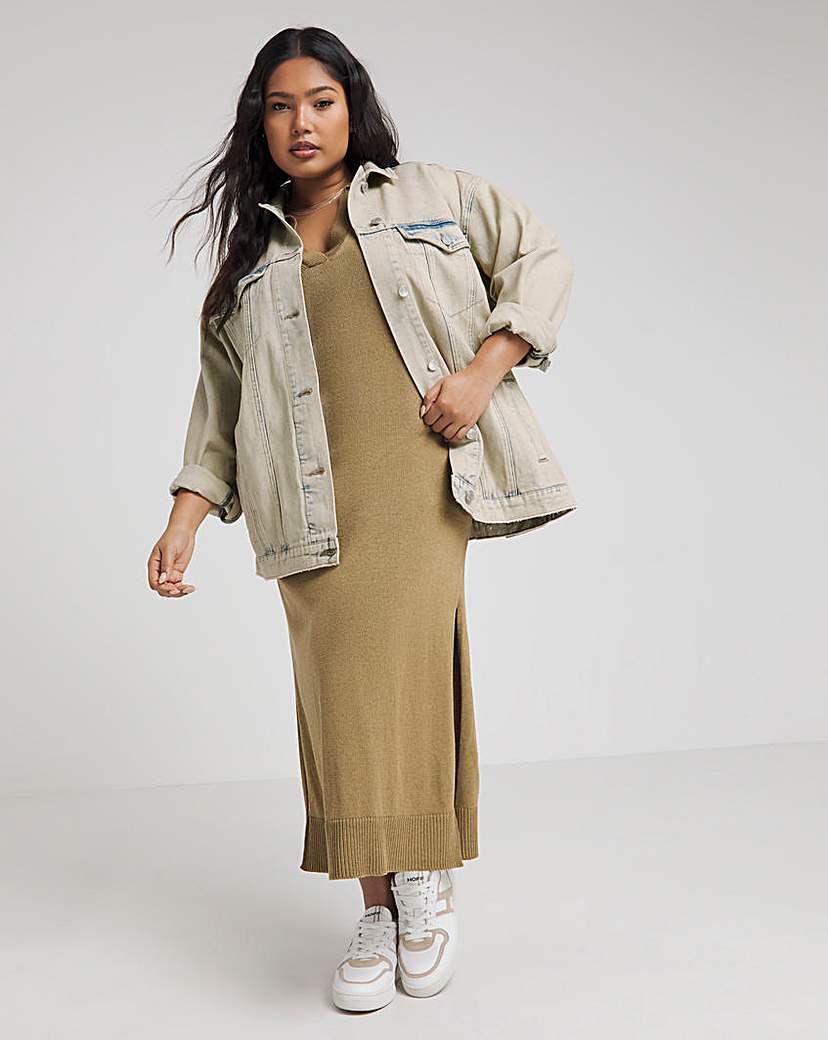 Light Wash Boyfriend Denim Jacket