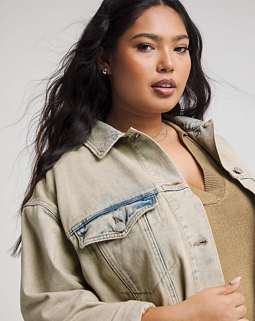 Light Wash Boyfriend Denim Jacket