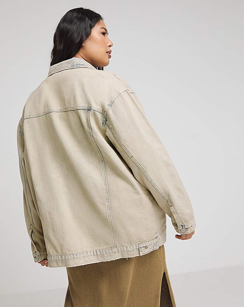 Light Wash Boyfriend Denim Jacket