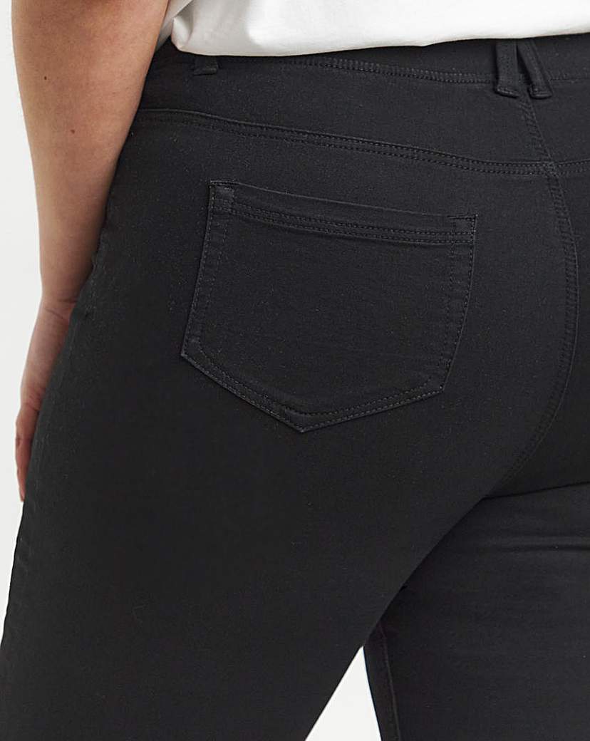 Black Skinny Pull On Jeggings