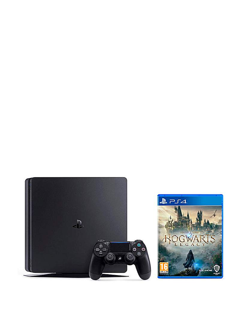 Image of PlayStation 4 Console & Hogwarts Legacy