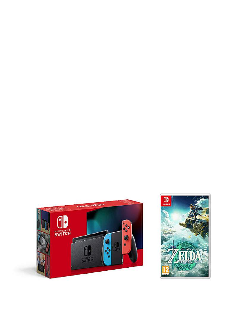 Image of Switch Neon with Zelda