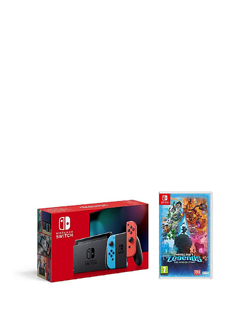 Image of Switch Neon Console with Minecraft Edtn