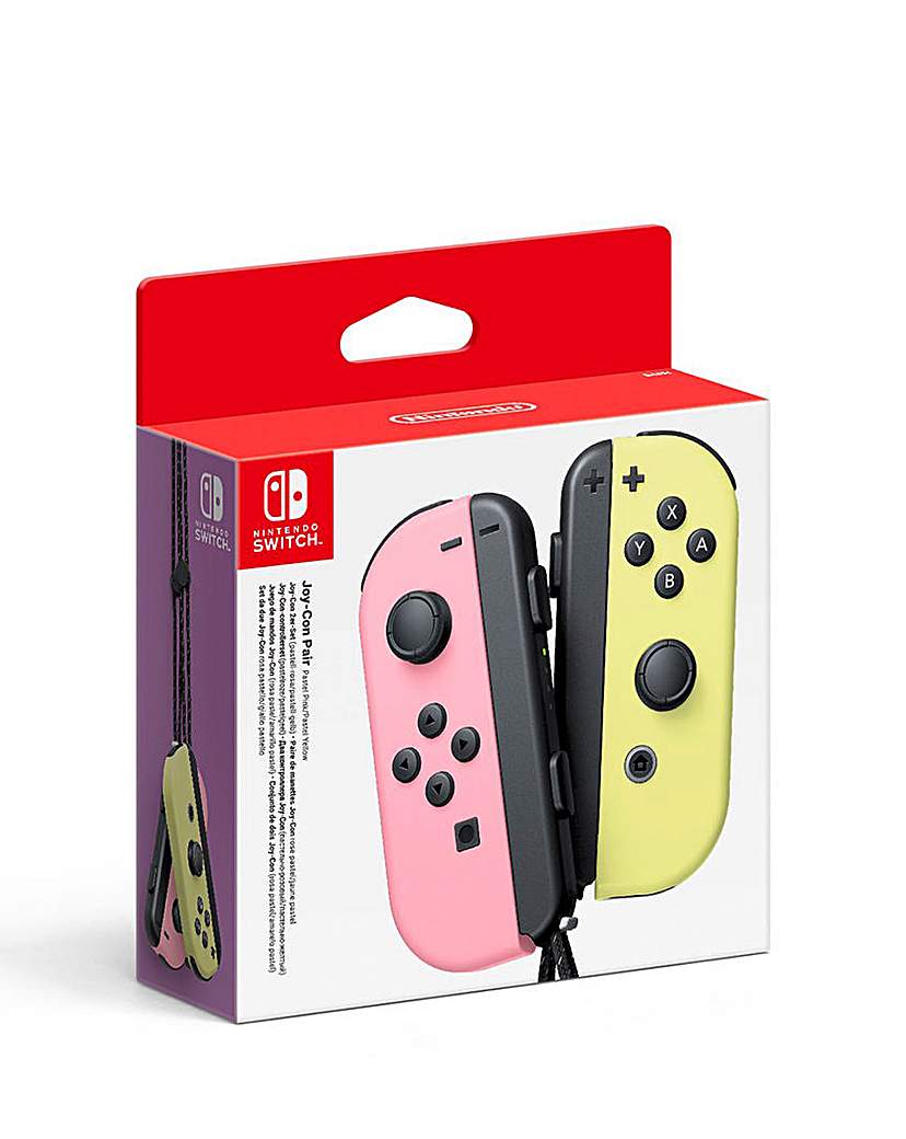 Image of Nintendo Joy Con Pair Pink/Yellow