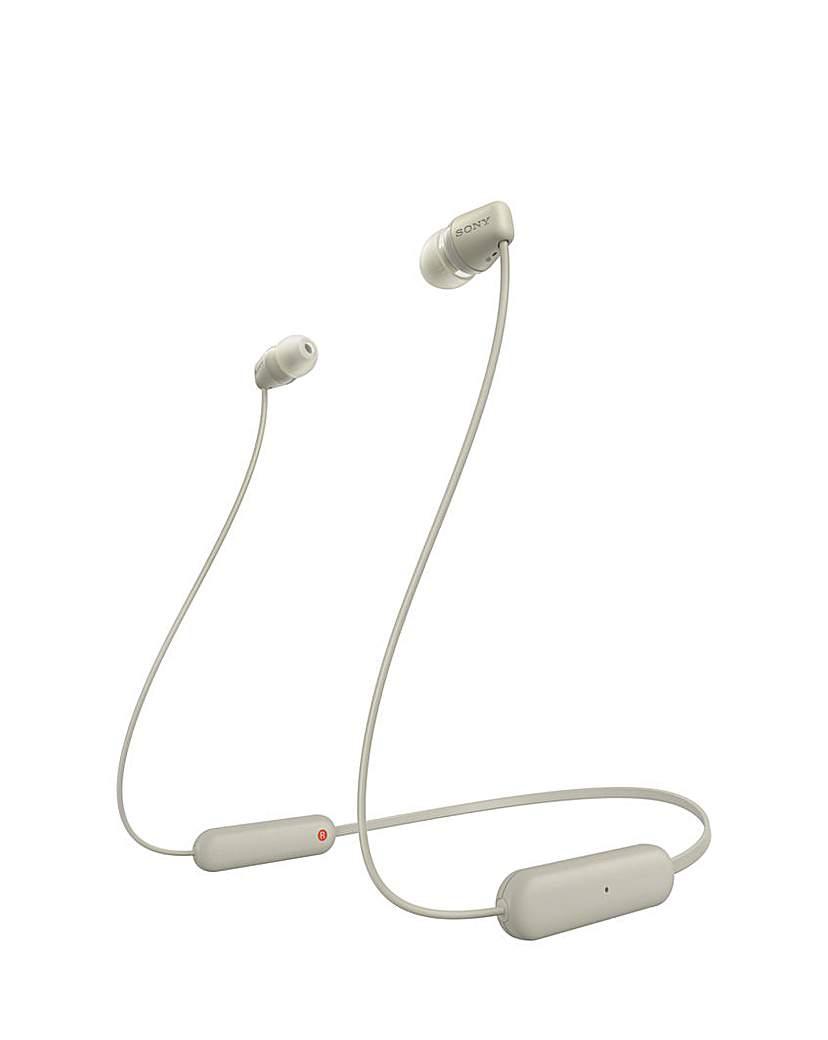 Image of Sony WIC100 In-Ear Headphone Beige