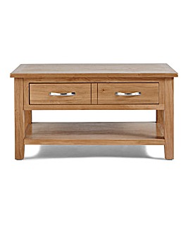 Ready Embled Coffee Tables Nest Of Lounge Furniture Harrogate Oak Veneer Coffee Table