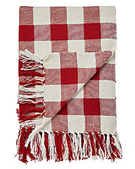 Sofa Throws Blankets J D Williams Red Check Throw