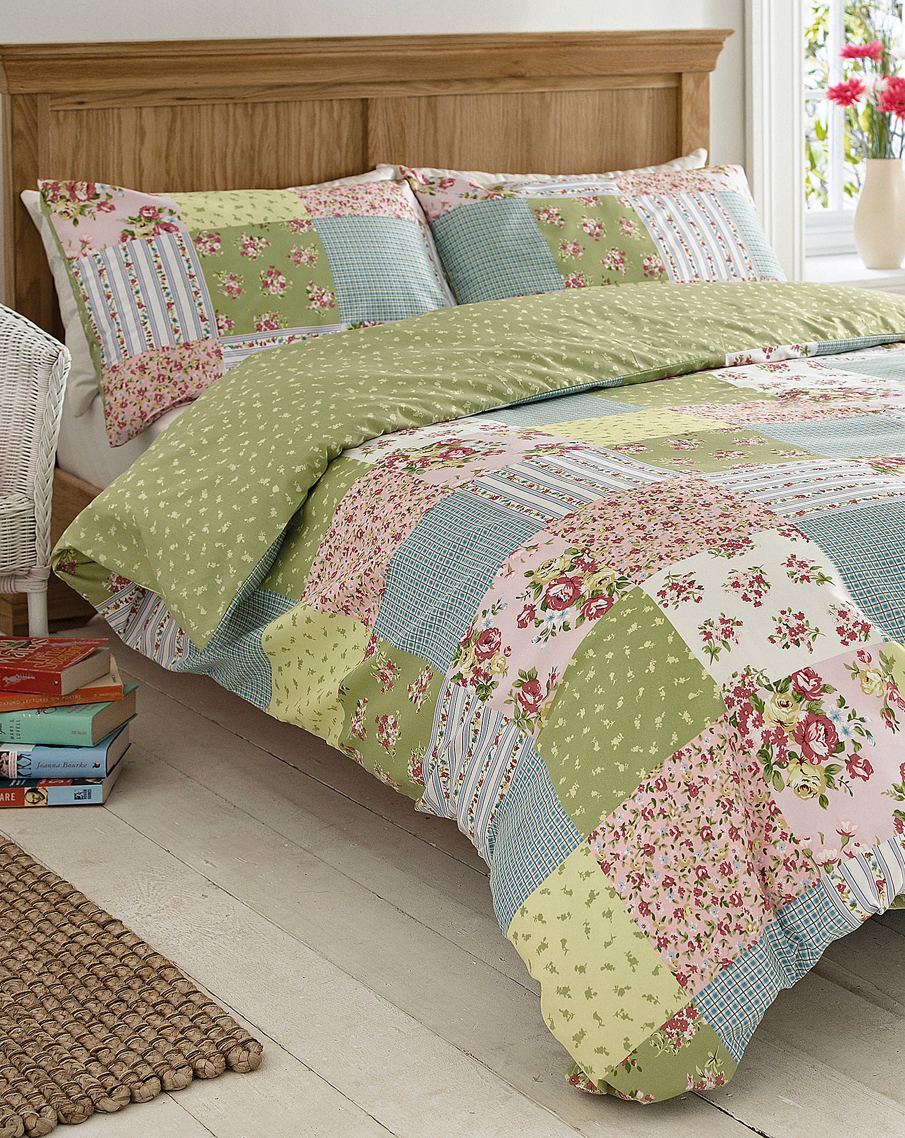 Elsie Patchwork Print Duvet Cover Set House Of Bath